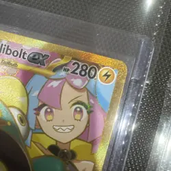 Pokemon TCG Ionos Bellibolt Ex 188/159 Journey Together Gold Secret Rare - Image 3