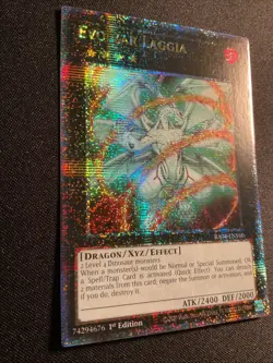 Yugioh - Evolzar Laggia - RA04-EN160 - QCR (Quarter Century Secret Rare) - NM - Image 2