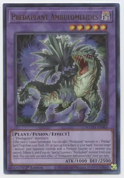 MAMA-EN065 PREDAPLANT AMBULOMELIDES ULTRA RARE 1ST EDITION NEAR MINT YuGiOh TCG - Image 1