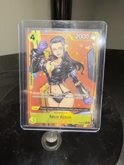 One Piece Card Game Nico Robin Egghead Starter Deck 29 ST29-009 2000 P - Image 1