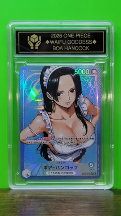 BOA HANCOCK Waifu Goddess Prismatic Refractor Card CUSTOM MADE Black Label - Image 1