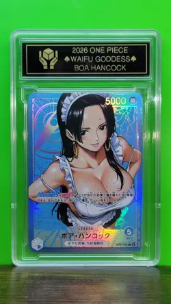 BOA HANCOCK Waifu Goddess Prismatic Refractor Card CUSTOM MADE Black Label - Image 2