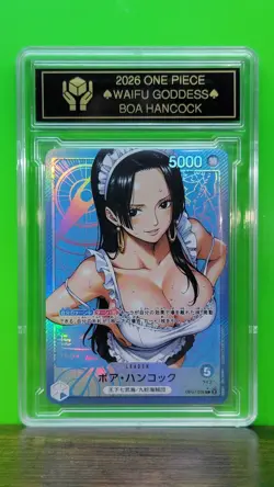 BOA HANCOCK Waifu Goddess Prismatic Refractor Card CUSTOM MADE Black Label - Image 3