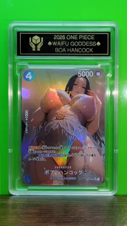 BOA HANCOCK Waifu Goddess Prismatic Refractor Card CUSTOM MADE Black Label - Image 1