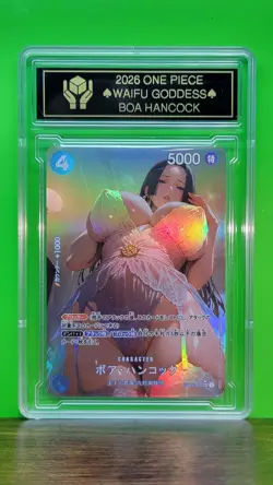 BOA HANCOCK Waifu Goddess Prismatic Refractor Card CUSTOM MADE Black Label - Image 2