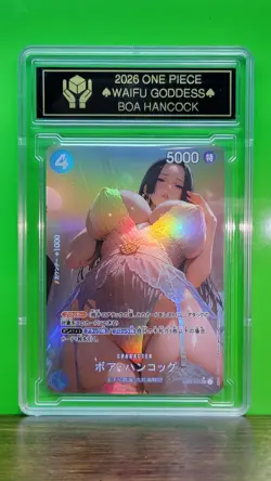 BOA HANCOCK Waifu Goddess Prismatic Refractor Card CUSTOM MADE Black Label - Image 3