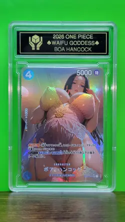 BOA HANCOCK Waifu Goddess Prismatic Refractor Card CUSTOM MADE Black Label - Image 4