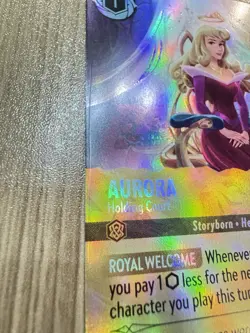 Disney Lorcana TCG Fabled: Aurora Holding Court (Epic) Card 206/204 *Read Descr* - Image 2