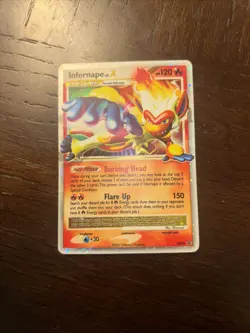 Pokemon Infernape Lv.X Holo Rare Card DP Promo 2007 DP10 - Image 1