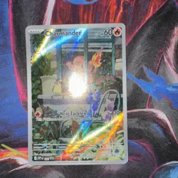 Charmander 044 ETB Promo SV: Scarlet & Violet Promo Card Pokemon Black Star Used - Image 1