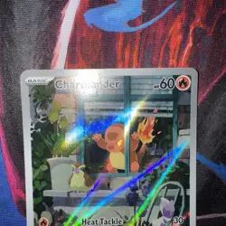 Charmander 044 ETB Promo SV: Scarlet & Violet Promo Card Pokemon Black Star Used - Image 2
