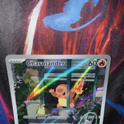Charmander 044 ETB Promo SV: Scarlet & Violet Promo Card Pokemon Black Star Used - Image 4