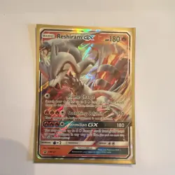 Pokemon Reshiram GX Promo Holo SM137 SM Set 180 HP English Card - Image 1