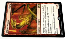 Magic the Gathering Shivan Dragon Core Set 2019 300/280 Regular Rare Card - Image 4