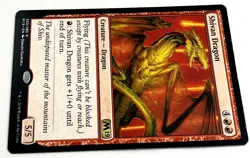 Magic the Gathering Shivan Dragon Core Set 2019 300/280 Regular Rare Card - Image 5