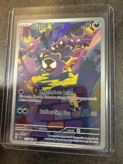Pokemon Gastly 177/162 SV05 Temporal Forces Illustration Rare Holo Card NM - Image 3