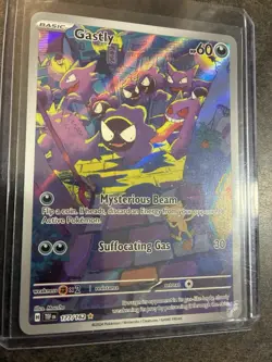 Pokemon Gastly 177/162 SV05 Temporal Forces Illustration Rare Holo Card NM - Image 4