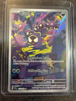 Pokemon Gastly 177/162 SV05 Temporal Forces Illustration Rare Holo Card NM - Image 5