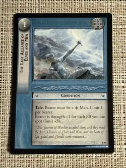 Decipher Lord of the Rings TCG Last Alliance of Elves and Men Rare Card 1R49 - Image 1