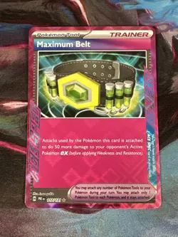 Pokemon Maximum Belt 117/131 Prismatic Evolutions ACE SPEC Ultra Rare Holo Card - Image 1