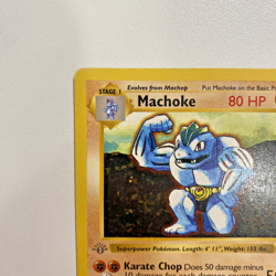 Machoke 34/102 1st Edition Shadowless (Grey Stamp) Base Set LP - Pokemon Card - Image 4