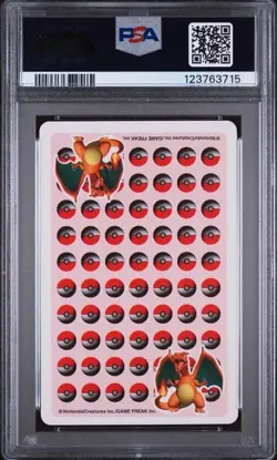 1998 POKEMON STADIUM RED VERSION PLAYING CARDS ACE OF CLUBS EEVEE PSA 9 - Image 2