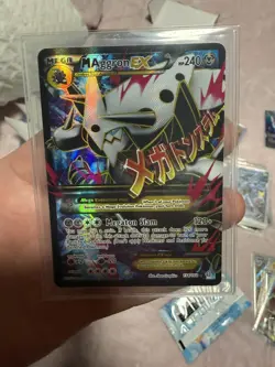 Mega Aggron EX Full Art Holo Card 154/160 XY-Primal Clash MINT 💎 - Image 1
