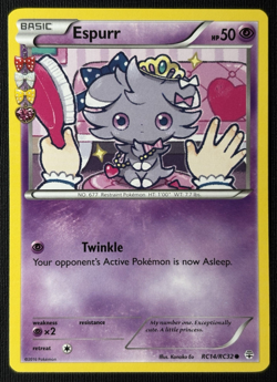 Pokemon Espurr RC14/RC32 Generations Radiant Collection TCG Card (LP) - Image 1