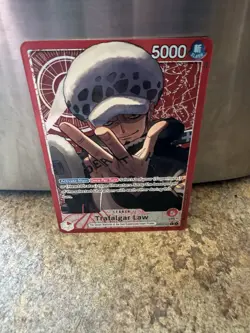 One Piece Trafalgar Law Leader Alt Art OP14 The Azure Seas Seven English Card - Image 1
