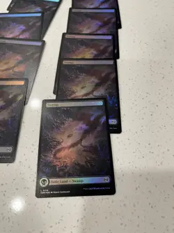 MTG Tarkir Dragonstorm Land 11 Card Lot All Foils - Image 3