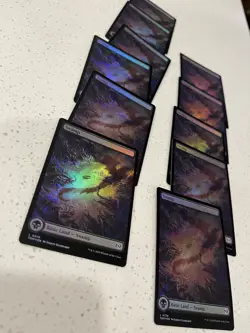 MTG Tarkir Dragonstorm Land 11 Card Lot All Foils - Image 4