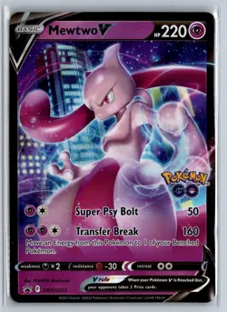 Mewtwo V Promo SWSH: Sword & Shield Promo Cards SWSH223 NM - Image 1