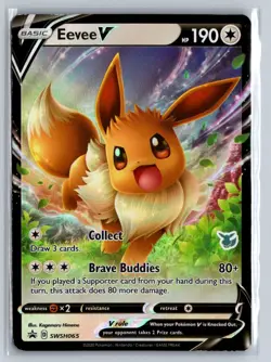 Eevee V Promo SWSH: Sword & Shield Promo Cards SWSH065 MP - Image 1