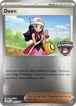 Dawn Pokemon Regionals Stamp Promo Card PFL 087/094 - Image 1