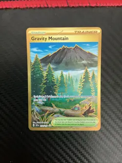 Gravity Mountain 250/191 Surging Sparks Gold Secret Rare Pokemon Card NM - Image 1