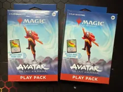 2x MTG Avatar The Last Airbender Play Pack Boxes With Promo (3 Packs + Promo) - Image 1