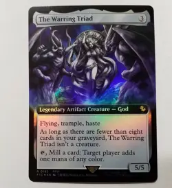 The Warring Triad (Extended Art) Commander: Final Fantasy Foil - Image 1