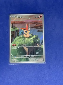 Victini SVP 208 Promo Black Bolt & White Flare Illustration Pokemon Card - Image 1