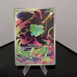 Pokemon TCG Bulbasaur 133/132 Me01: Mega Evolution Illustration Rare - Image 1
