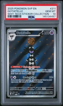 2025 POKEMON SVP EN-SV BLACK STAR PROMO #211 GOTHITELLE PSA 10 - Image 1