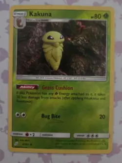 Kakuna Reverse Holo 4/181 Team Up Pokemon TCG Card NM +🎁 - Image 3