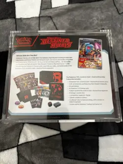 Pokemon Destined Rivals Elite Trainer Box W Acrylic Case - Image 2