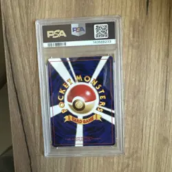 2000 POKEMON JAPANESE NEO GENESIS MEGANIUM HOLO #154 PREMIUM FILE PSA 9 MINT - Image 4