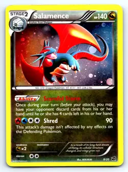 Pokemon Salamence Dragon Vault DRV R HOLO 8/20 BERUBURI LP - Image 1
