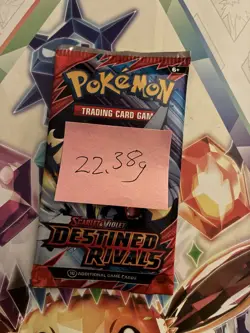 (VERY HEAVY) 22.38g Pokemon TCG Destined Rivals Booster Pack (SEALED)✅ - Image 2