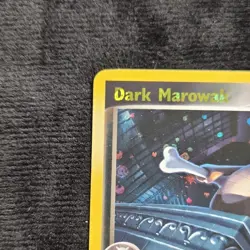 Pokemon Dark Marowak 7/109 EX Team Rocket Returns Reverse Holo Rare 70 HP 2004 - Image 3