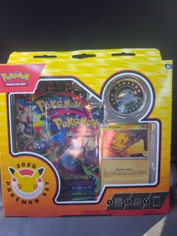 Pokemon TCG 2026 Pokemon Day 30th Anniversary Box Pikachu Promo Coin Boosters - Image 1