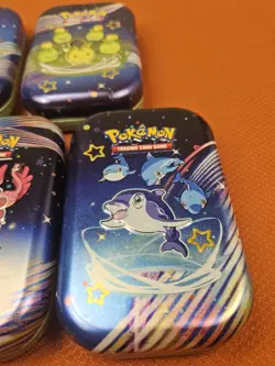 5 EMPTY Paldean Fates Pokemon TCG Tins - Image 4