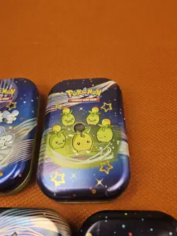 5 EMPTY Paldean Fates Pokemon TCG Tins - Image 5