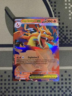 Mega Charizard Y ex 022/217 Ascended Heroes English Pokemon TCG NM - Image 1